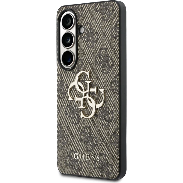 Obal Guess PU 4G Metal Logo pre Samsung Galaxy S26+ hnedý - Puzdra - Obrázok 69ceb3caeb7c4f6c9f4bc3a10e80a894