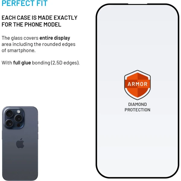 FIXED Armor 2,5D sklo s Anti-dust a AR vrstvou Samsung Galaxy S26 Ultra čierne - Ochranné fólie a sklo - Obrázok 69e653b37f87426cb6c4b078aa189e38