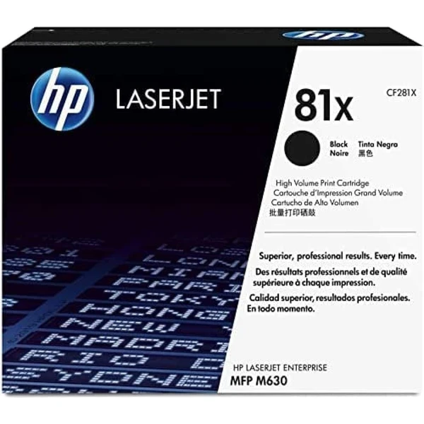 HP CF281X č. 81X Čierna originálna - Tonery - Hlavný obrázok