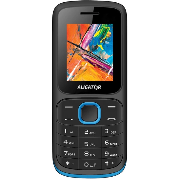 Aligator D210 čierna/modrá - Mobilné telefóny - Hlavný obrázok