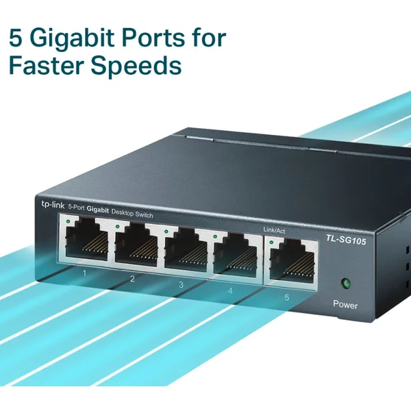 TP-Link TL-SG105 switch - Switche - Obrázok 6AOV600301