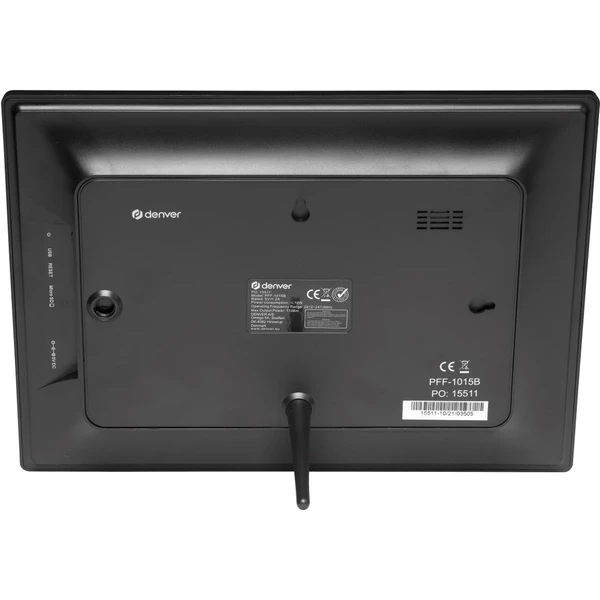 Denver PFF-1015 šikovný digitálny fotorámik s WiFi čierny - Fotorámčeky - Obrázok 6BIE000N01