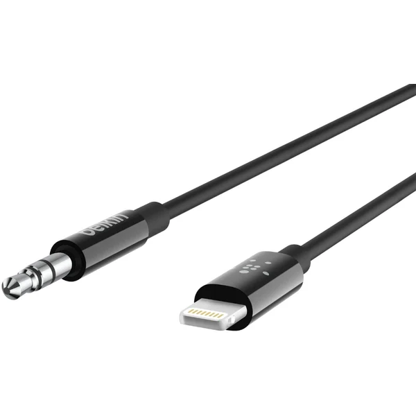 Belkin Lightning/3,5mm kábel 0,9m čierny - Káble a redukcie - Obrázok 6CY4000301