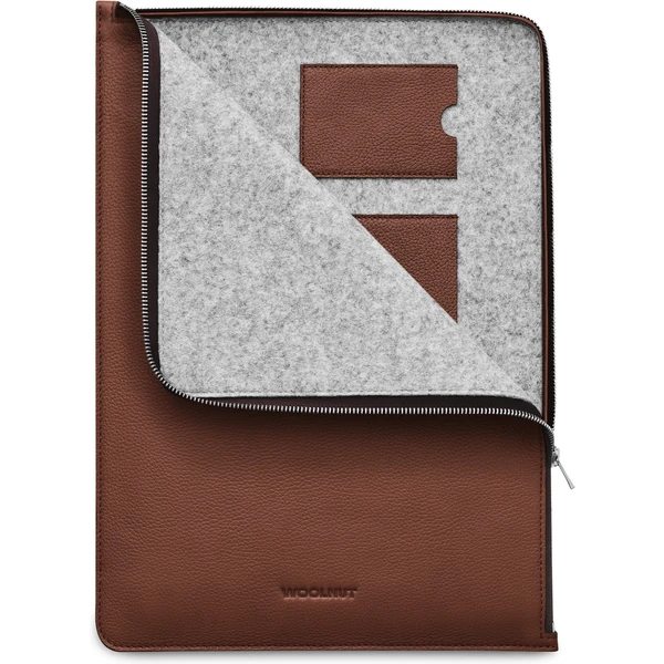Woolnut Leather Folio kožené puzdro MacBook Pro 16" hnedé - Puzdra - Obrázok 6DG7000601