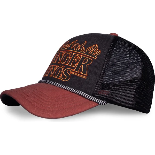Trucker šiltovka Wrangler Stranger Things - Flame Logo - Čiapky a klobúky - Obrázok 6DYL000K01