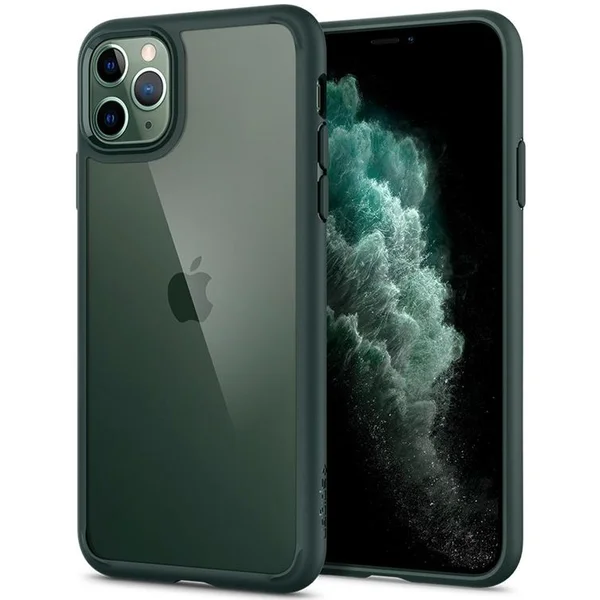 Spigen Ultra Hybrid kryt iPhone 11 Pro zelený - Puzdra - Hlavný obrázok