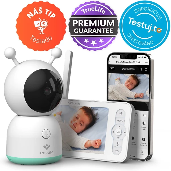 TrueLife NannyCam R7 Dual Smart detská pestúnka - Kamery - Obrázok 6EE0000N01