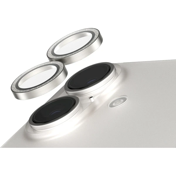 PanzerGlass® SAFE Camera Apple iPhone 16/16 Plus trblietavo strieborné HoOps™ - Ochranné fólie a sklo - Hlavný obrázok