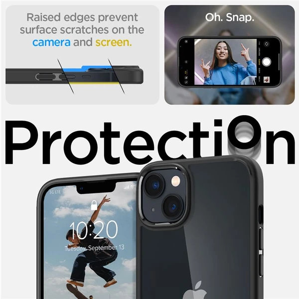 Spigen Ultra Hybrid kryt iPhone 14 čierny - Puzdra - Obrázok 6F0H300401