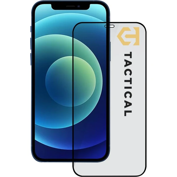 Tactical Glass Shield 5D sklo pre iPhone 12/12 Pro čierne - Ochranné fólie a sklo - Hlavný obrázok
