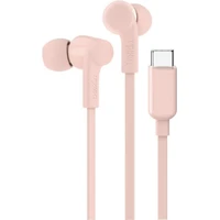 Belkin SOUNDFORM™ USB-C slúchadlá s nastaviteľným obmedzovačom hlasitosti ružová - Slúchadlá