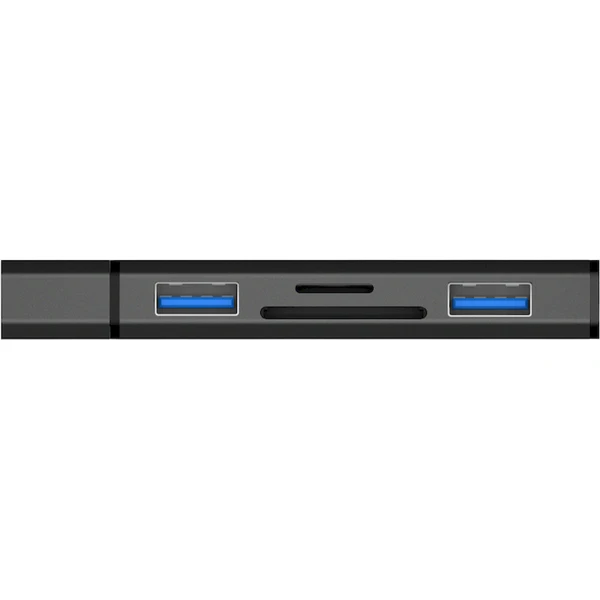 CONNECT IT COMPACT 4v1 USB-A hub + čítačka kariet antracitový - USB huby - Obrázok 6GTG000K01