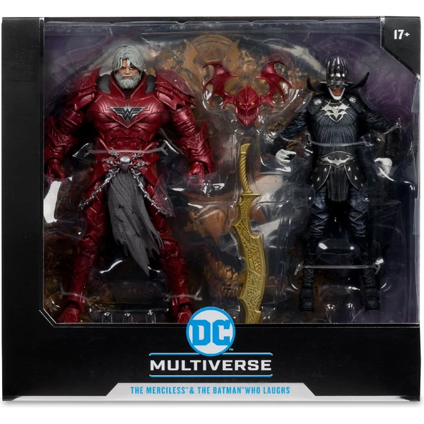 Akčné figúrky McFarlane DC - Batman Who Laughs (Knight Armor) & The Merciless (Dark Verse) 18 cm - Figúrky - Obrázok 6IHE000K01