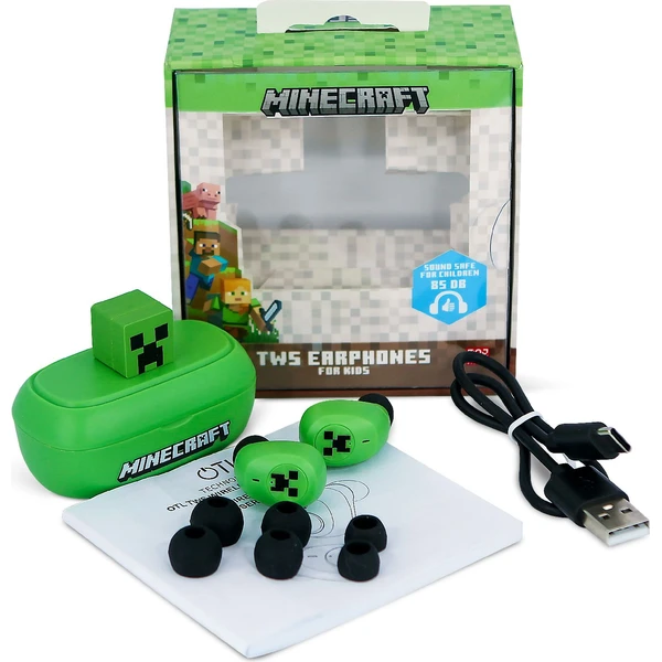OTL detské TWS slúchadlá 3D Minecraft - Slúchadlá - Obrázok 6J6L000K01