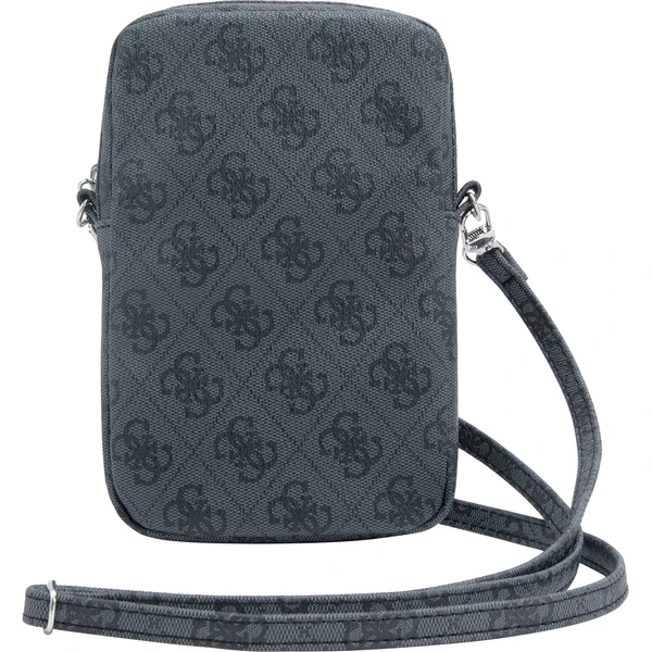 Guess PU 4G Triangle Logo Wallet Phone Bag Zipper čierny - Popruhy a crossbody - Obrázok 6JU0000P01