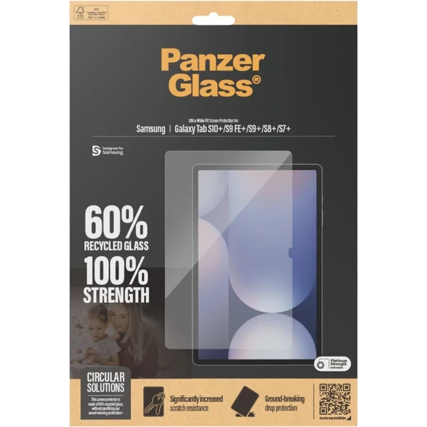 PanzerGlass® Ultra-Wide Fit sklo Samsung Galaxy Tab S10+/S9 FE+/S9+/S8+/S7+ číre - Ochranné fólie a sklo - Obrázok 6KPE000N01