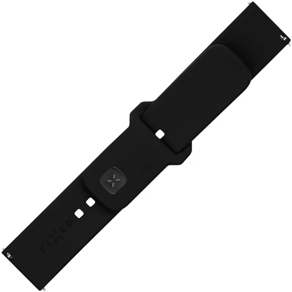 Set silikónových remienkov FIXED Silicone Sporty Strap s Quick Release 22mm pre smartwatch, čierny - Remienky - Obrázok 6LM2000O01
