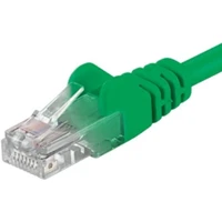 PremiumCord RJ45/RJ45 Cat5e UTP patch kábel 2m zelený - Káble a redukcie