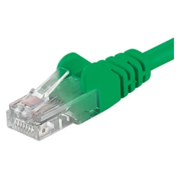 PremiumCord RJ45/RJ45 Cat5e UTP patch kábel 2m zelený - Káble a redukcie - Hlavný obrázok