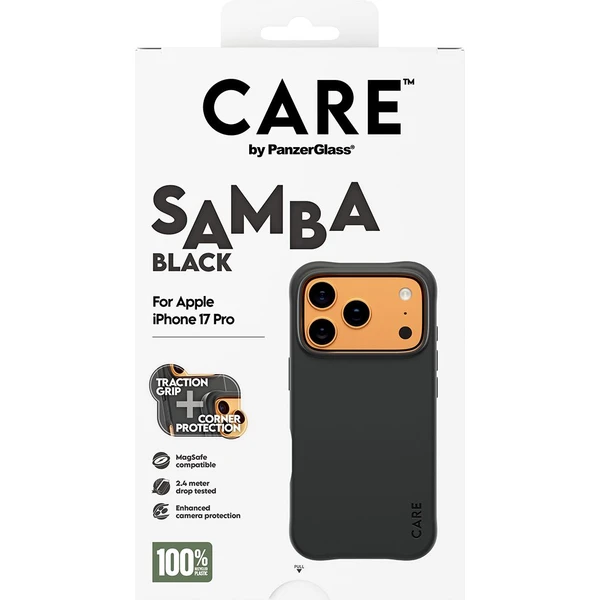 PanzerGlass® CARE Samba kryt s MagSafe Apple iPhone 17 Pro Black - Puzdra - Obrázok 6MDH000K01
