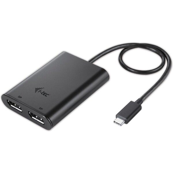 E-shop i-tec USB-C/2x DisplayPort redukcia 4K čierna