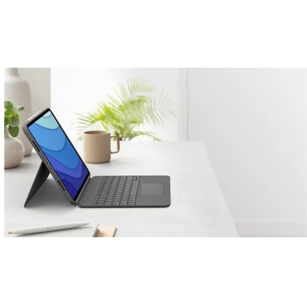 Logitech Combo Touch púzdro s CZ/SK klávesnicou iPad Pro 12.9' (5./6. generácie) šedé - Puzdra s klávesnicou - Obrázok 6MXLF00101