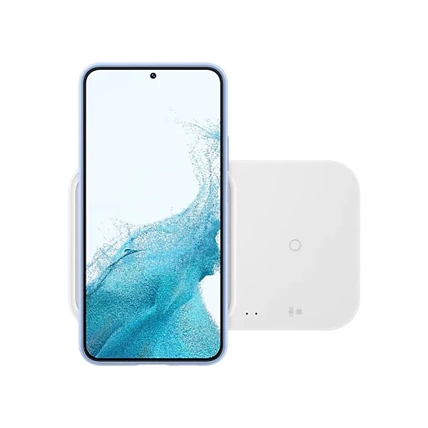 Samsung DUO bezdrôtová nabíjacia podložka s adaptérom 15W (EP-P5400TWE) biela - Nabíjačky - Hlavný obrázok