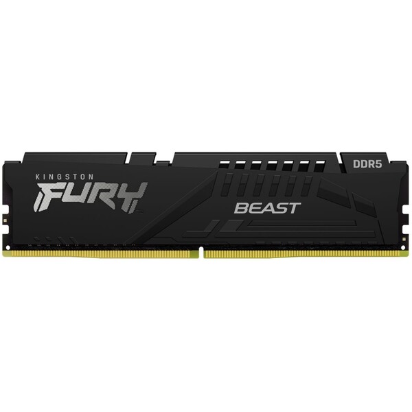 E-shop Kingston FURY Beast Black DDR5 16GB 5200MT/s CL40 DIMM (1x16GB) XMP
