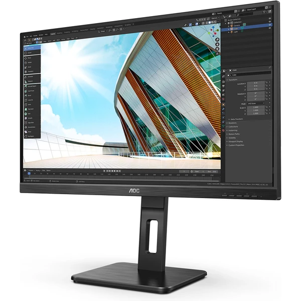 AOC Pro 27P2Q monitor 27" - Monitory - Obrázok 6NKJF00101