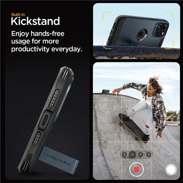 Spigen Tough Armor MagFit kryt iPhone 15 Pro Max modrý - Puzdra - Obrázok 6NU8000601