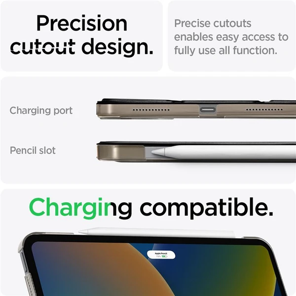 Spigen Smart Fold ochranné púzdro iPad 10.9" (2022)/iPad 11" (2025) čierne - Puzdra - Obrázok 6O75000J01
