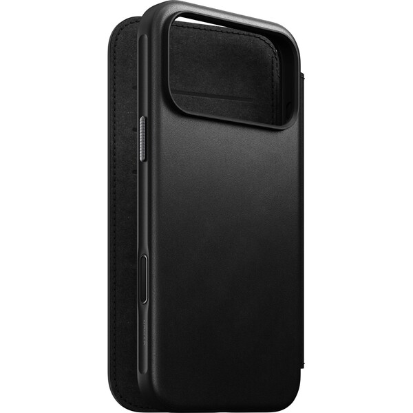 Nomad Modern Leather Folio MagSafe kožené púzdro iPhone 17 Pro Max Black