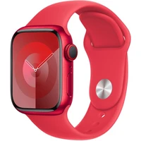 Apple Watch Series 9 Cellular 41mm (PRODUCT)RED hliník s (PRODUCT)RED športovým remienkom M/L - Inteligentné hodinky