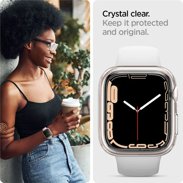 Spigen Liquid Crystal kryt Apple Watch 45/44mm číry - Puzdra - Obrázok 6P1PF00101