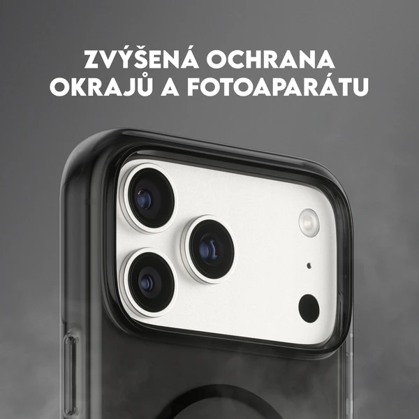 PanzerGlass® CARE Smokey kryt s MagSafe Apple iPhone 17 Pro Max dymový/čierny - Puzdra - Obrázok 6PDH000K01