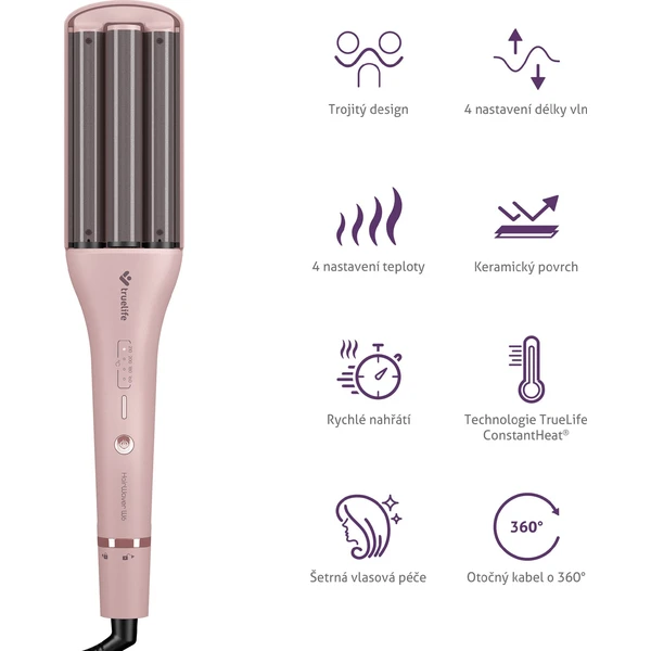 TrueLife HairWaver W6 kulma na vlasy - Kulmofény - Obrázok 6QUL000K01