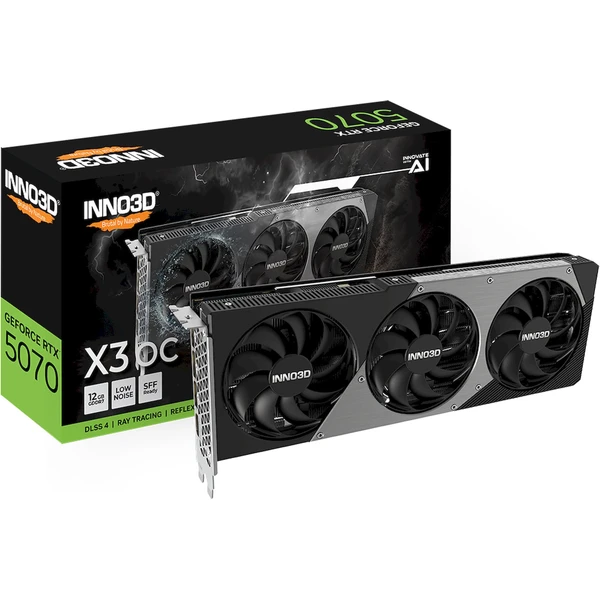 INNO3D NVIDIA GeForce RTX 5070 X3 OC 12GB GDDR7 - Grafické karty - Obrázok 6QWH000K01