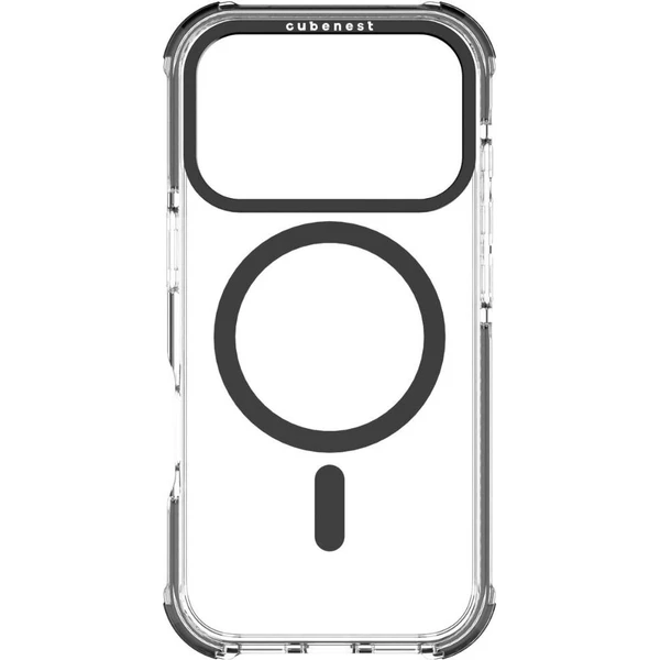 Cubenest MagPro Strong Guard MagSafe kryt iPhone 17 Pro čierny - Puzdra - Obrázok 6RBK000K01