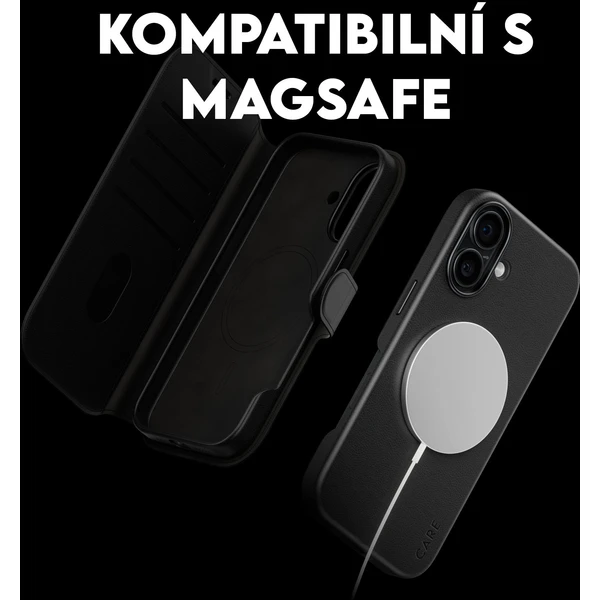 PanzerGlass® CARE Tango 2v1 Wallet púzdro s MagSafe Apple iPhone 17 čierne - Puzdra - Obrázok 6RDH000K01