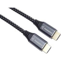 PremiumCord HDMI 2.1/HDMI 2.1 opletený kábel s ethernetom 8K 2m čierny - Káble a redukcie