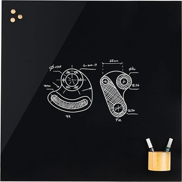 Rocada 6703-15 sklenená magnetická tabuľa čierna - Magnetické tabule - Obrázok 6SMN000K01