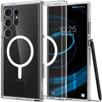 Spigen Ultra Hybrid OneTap Metal Ring MagFit kryt Samsung Galaxy S24 Ultra biely - Puzdra