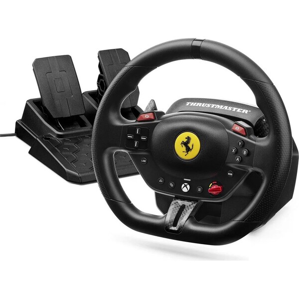 E-shop Thrustmaster T98 Ferrari 296 GTS Súprava volantu a pedálov Xbox/PC + Xbox Game Pass Ultimate 30 dní