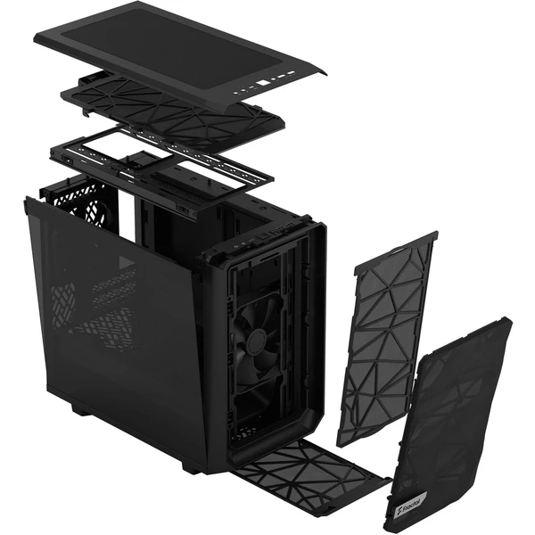 Fractal Design Meshify 2 Nano Black TG Dark Tint - Počítačové skrine - Obrázok 6V6A000601