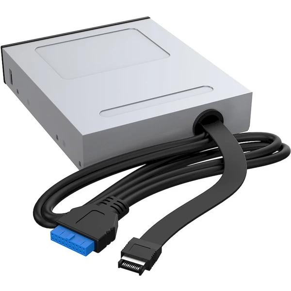 AKASA USB-A húb 3v1 antracitový - USB huby - Obrázok 6VGK000K01