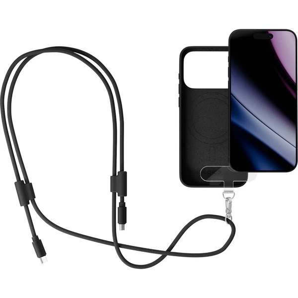Epico šnúrka na telefón s USB-C na USB-C káblom čierna - Popruhy a crossbody - Obrázok 6VPL000K01