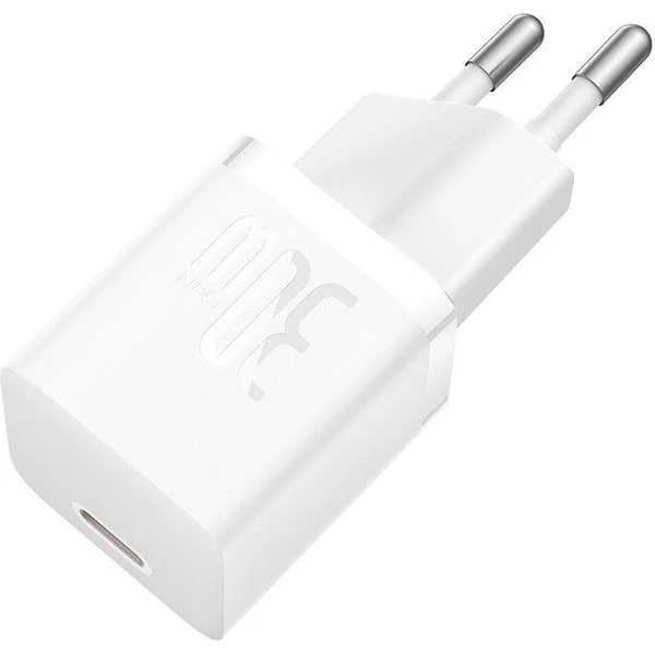 Baseus GaN5 30W USB-C nabíjačka do siete biela - Nabíjačky - Obrázok 6XTL000K01