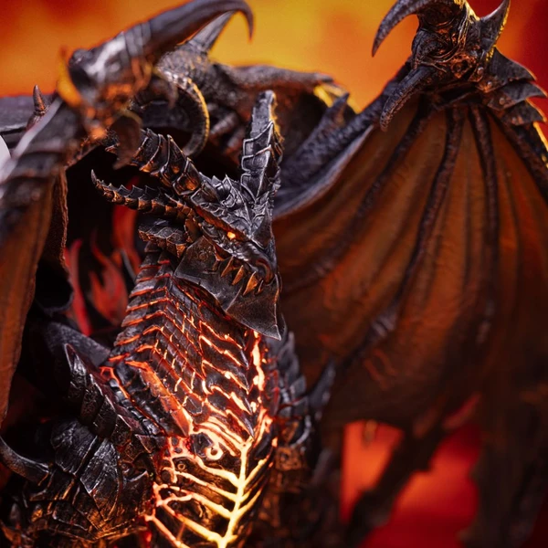 Soška HEX Collectibles Blizzard: Hearthstone - Deathwing 3D Art Frame - Sochy a sošky - Obrázok 6XWF000K01