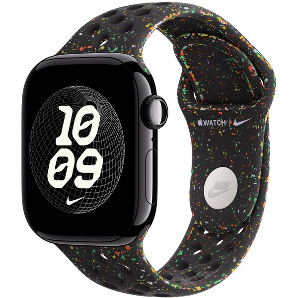 Apple Watch 42/41/40/38mm Midnight Black športový remienok Nike M/L