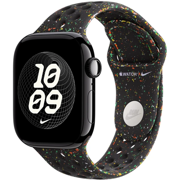 Apple Watch 42/41/40/38mm Midnight Black športový remienok Nike M/L - Remienky - Hlavný obrázok
